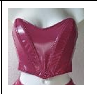 Bustier Moyen LUCY 2 Rose-Fuchsia-Rouge