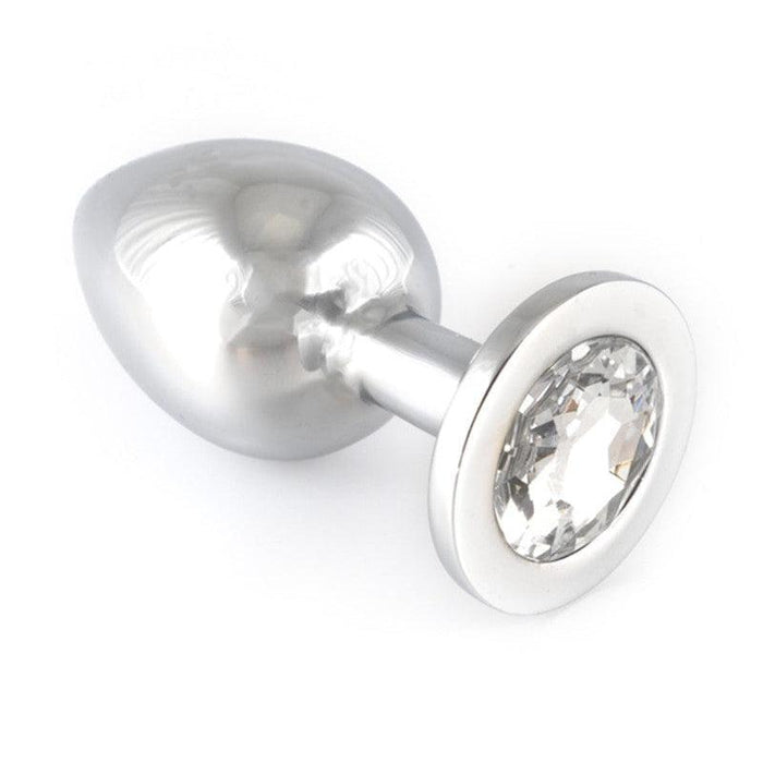 Plug métal taille S diamant